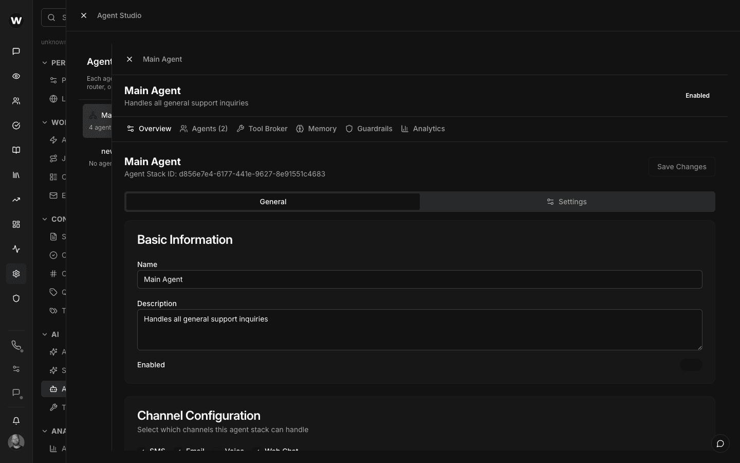 Orchestrator configuration with escalation thresholds