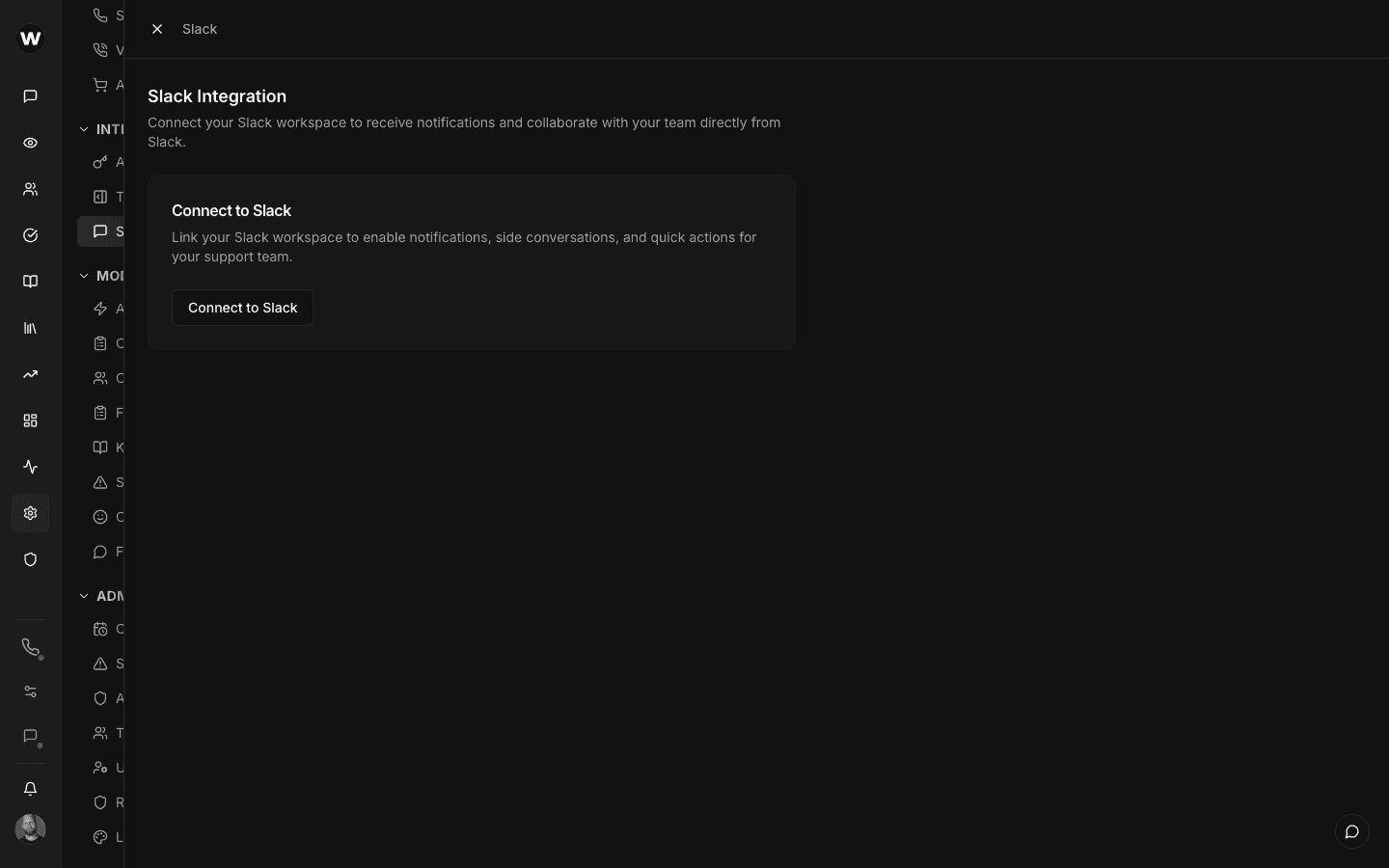 Slack integration for team notifications