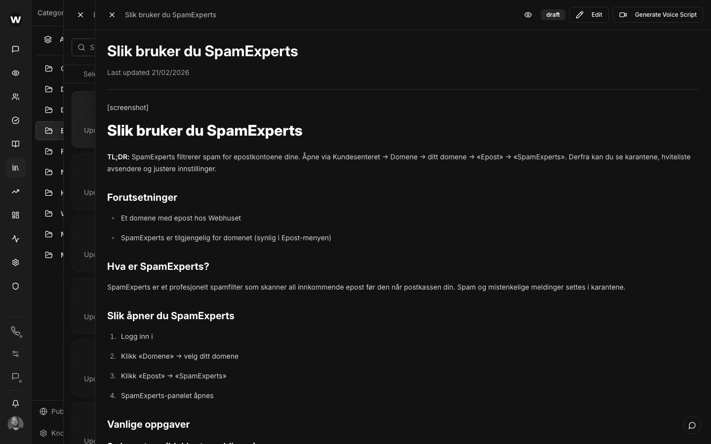 Multi-language article translation